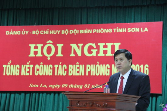 dong-chi-cam-ngoc-minh-pho-bi-thu-tinh-uy-chu-tich-ubnd-tinh-son-la-phat-bieu-chi-dao-tai-hoi-nghi