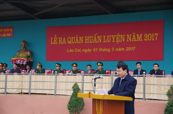 dong-chi-dang-xuan-phong-chu-tich-ubnd-tinh-lao-cai-phat-bieu-tai-buoi-le-ra-quan-huan-luyen