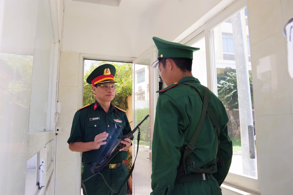 Kiểm tra công tác sẵn sàng chiến đấu tại BĐBP Bình Thuận