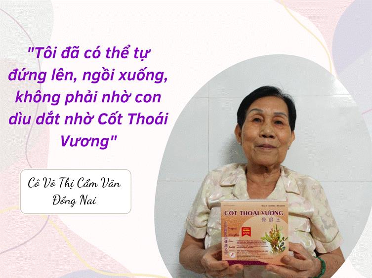 Tưởng liệt vì thoát vị đĩa đệm - Người phụ nữ Đồng Nai bỗng đi lại dễ dàng nhờ Cốt Thoái Vương
