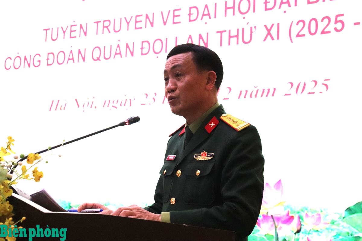 Có 295 đại biểu chính thức dự Đại hội đại biểu Công đoàn Quân đội lần thứ XI (2025-2030)