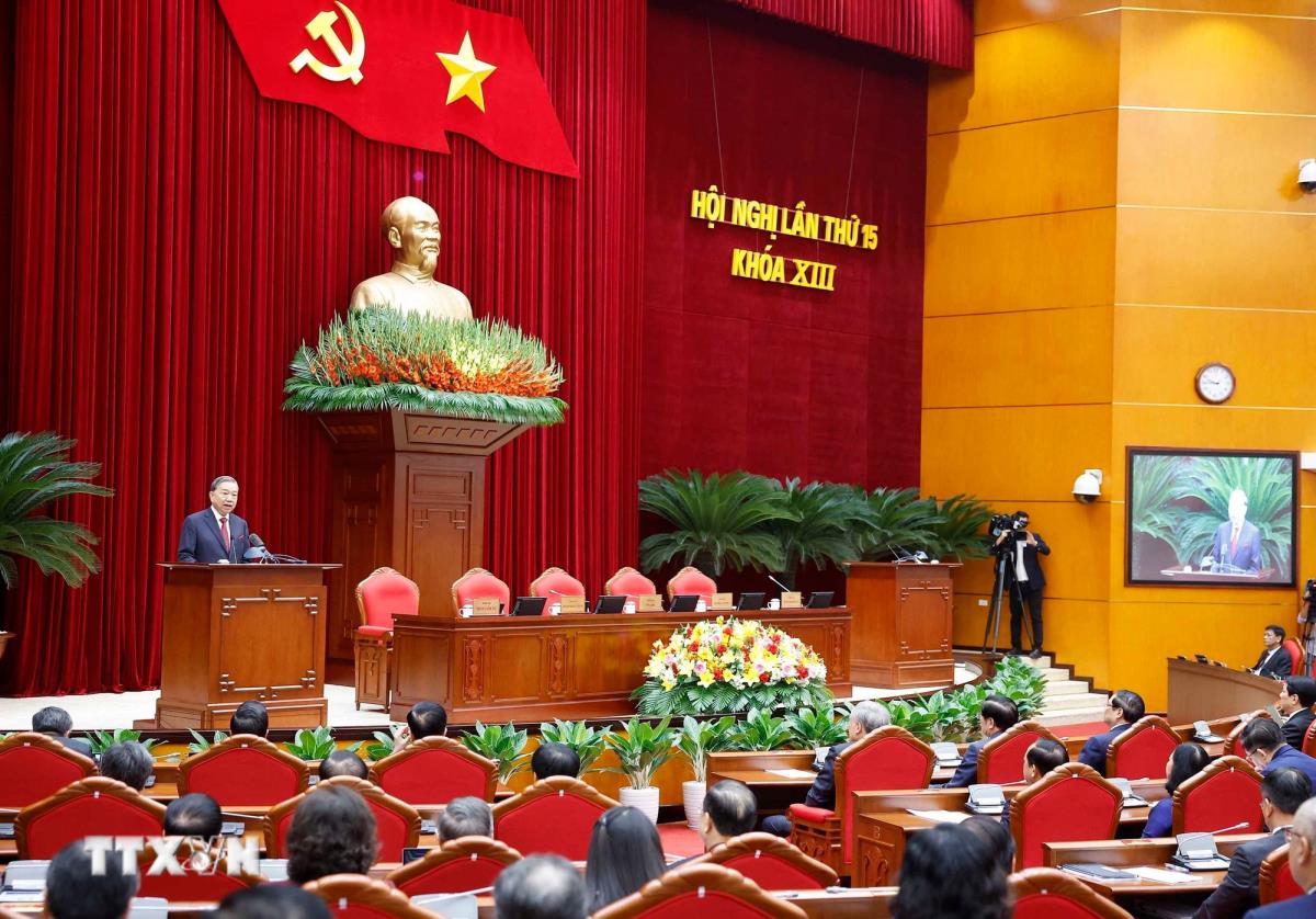 Bế mạc Hội nghị lần thứ 15 Ban Chấp hành Trung ương Đảng khóa XIII
