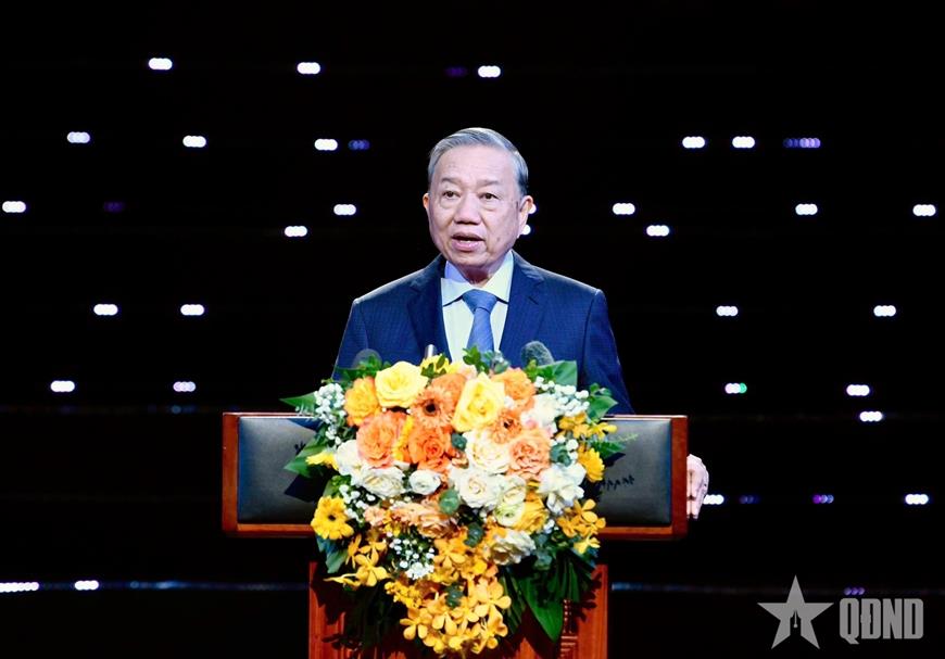Tổng Bí thư Tô Lâm dự Chương trình Hồ Chí Minh - Hành trình khát vọng 2025