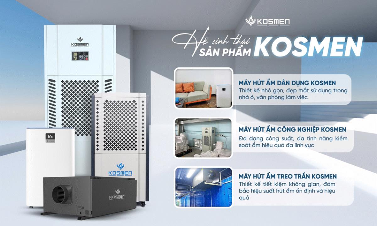 Giải pháp xử lý ẩm chuyên sâu, đa không gian và đa lĩnh vực