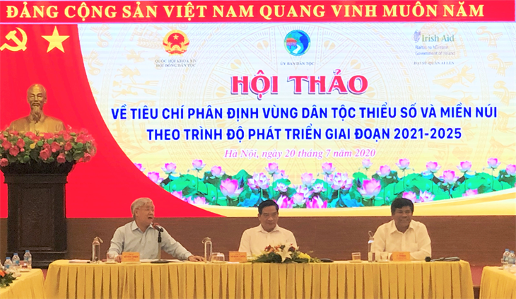 Đóng góp vào dự thảo tiêu chí phân định vùng dân tộc thiểu số và miền núi
