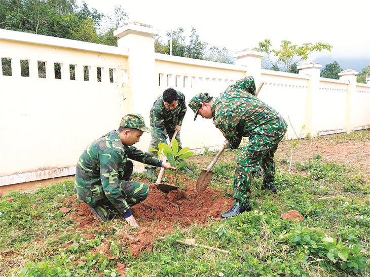 Gieo mầm xanh nơi biên giới