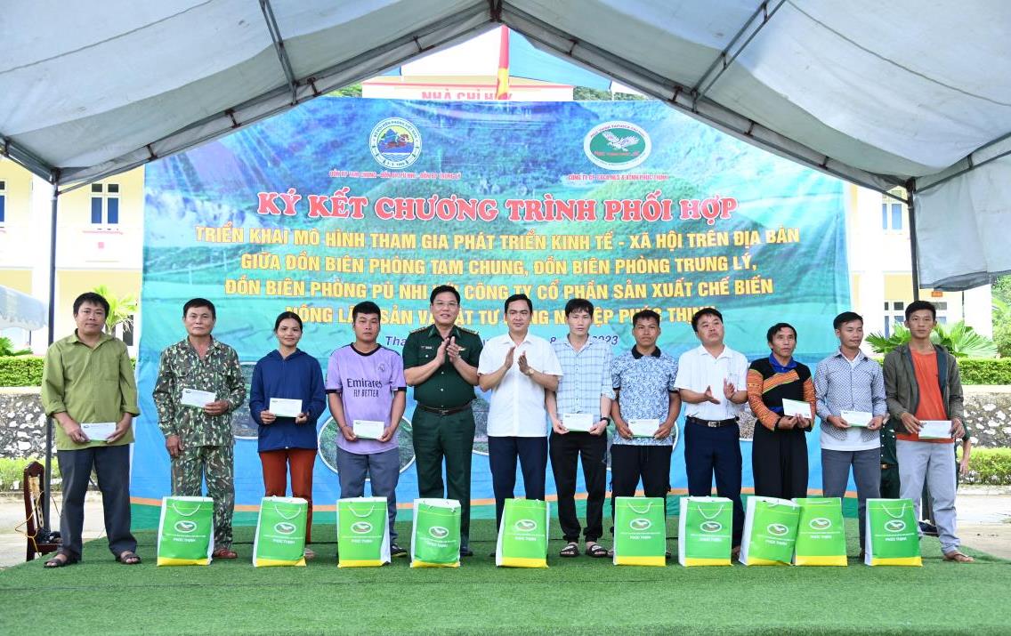 BĐBP Thanh Hóa phối hợp triển khai mô hình trồng sắn năng suất cao tại huyện biên giới Mường Lát
