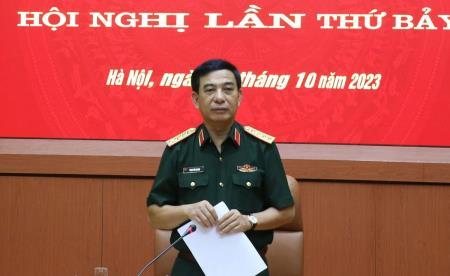 Đại tướng Phan Văn Giang chủ trì Hội nghị Quân ủy Trung ương