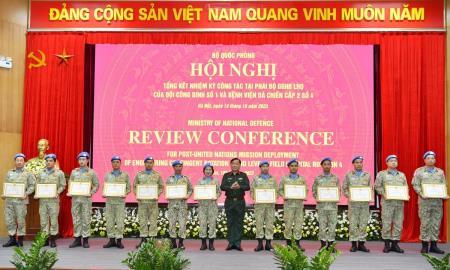 Tổng kết nhiệm kỳ công tác tại thực địa của lực lượng gìn giữ hòa bình Việt Nam