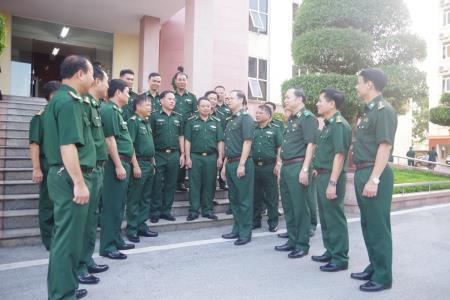 Trung tướng Nguyễn Anh Tuấn thăm, làm việc tại BĐBP Hà Tĩnh