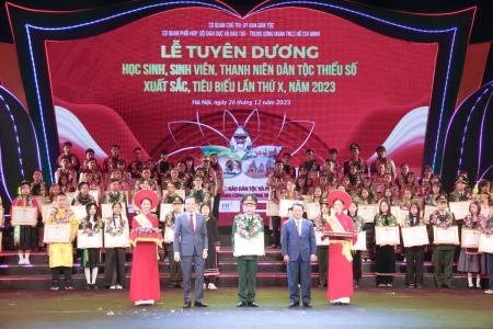 Tuyên dương học sinh, sinh viên, thanh niên dân tộc thiểu số xuất sắc, tiêu biểu năm 2023