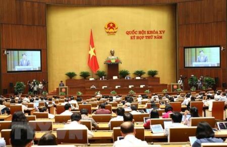 Quốc hội thảo luận về dự án Luật Căn cước, dự án Luật Viễn thông, dự án Luật Các tổ chức tín dụng (sửa đổi)