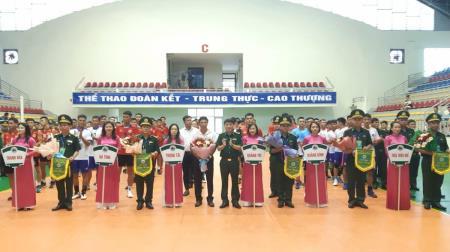 Khai mạc Hội thao bóng chuyền Bảng C khu vực I BĐBP năm 2023