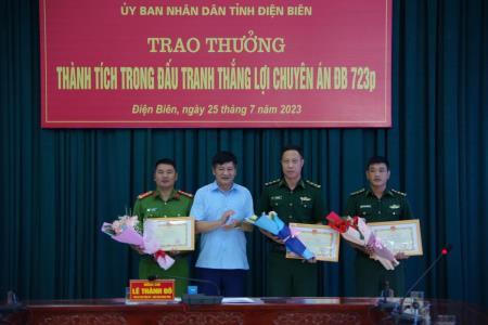 Điện Biên: Trao thưởng cho BĐBP tỉnh trong đấu tranh thành công Chuyên án ĐB 723p
