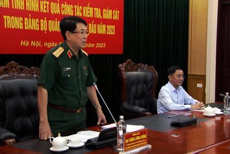 Kết quả công tác kiểm tra, giám sát trong Đảng bộ Quân đội 6 tháng đầu năm 2023