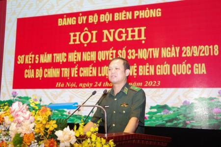 Đảng ủy BĐBP sơ kết 5 năm thực hiện Nghị quyết 33-NQ/TW về Chiến lược bảo vệ biên giới quốc gia
