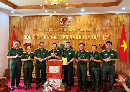 Bộ Tư lệnh Quân khu 7 thăm, kiểm tra các đồn Biên phòng trên tuyến biên giới Long An