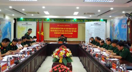 Thượng tướng Võ Minh Lương kiểm tra tại BĐBP thành phố Đà Nẵng