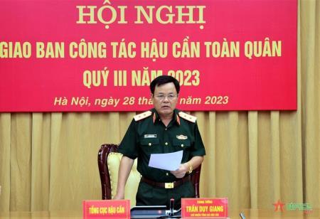 Giao ban công tác hậu cần toàn quân quý III