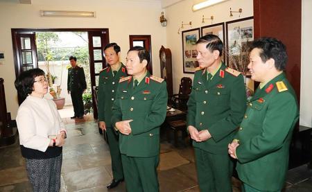 Quân ủy Trung ương, Bộ Quốc phòng tri ân, chúc Tết nguyên lãnh đạo Đảng, Nhà nước, Quân đội