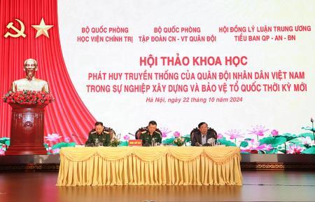 Phát huy truyền thống của QĐND Việt Nam trong sự nghiệp xây dựng và bảo vệ Tổ quốc thời kỳ mới