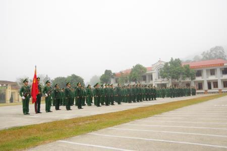 Các đơn vị BĐBP đồng loạt tổ chức khai giảng huấn luyện chiến sĩ mới năm 2024