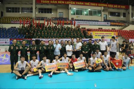 Bóng chuyền Biên phòng bảo vệ thành công chức vô địch Giải bóng chuyền Cup Hùng Vương