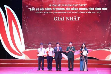 Tổng kết, trao giải Cuộc thi viết Bảo vệ nền tảng tư tưởng của Đảng trong tình hình mới lần thứ ba