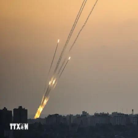 Israel: Phong trào Hamas phóng nhiều quả rocket vào miền Trung Israel
