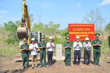 Đắk Lắk: Khởi công hệ thống rào chắn bảo vệ cột mốc biên giới