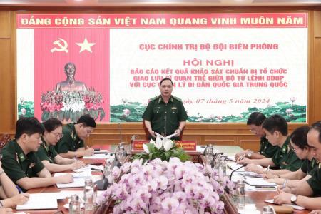 Báo cáo kết quả khảo sát chuẩn bị tổ chức Giao lưu Sĩ quan trẻ giữa Bộ Tư lệnh BĐBP Việt Nam với Cục Quản lý Di dân Quốc gia Trung Quốc