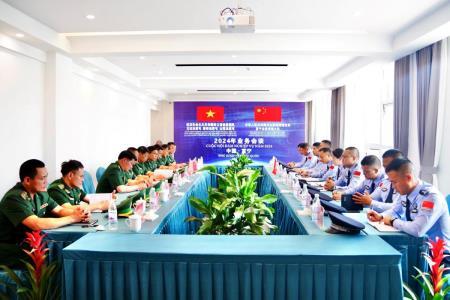 Các đơn vị BĐBP Hà Giang hội đàm nghiệp vụ với Đại đội quản lý biên giới huyện Phú Ninh, Trung Quốc