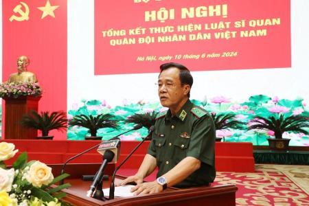 Trung tướng Lê Đức Thái: Nghiên cứu tuổi nghỉ hưu đối với sĩ quan không để lãng phí nguồn lực