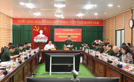Thượng tướng Hoàng Xuân Chiến kiểm tra công tác cửa khẩu tại tỉnh Lạng Sơn
