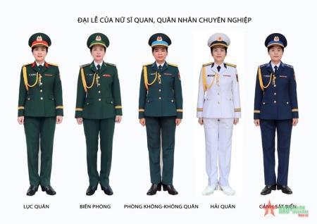 Trang phục dự lễ của nữ sĩ quan trong Quân đội nhân dân Việt Nam được quy định như thế nào?