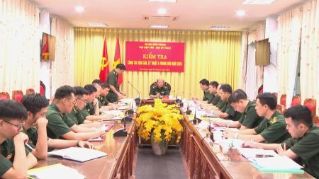 Bộ Tư lệnh BĐBP kiểm tra công tác Hậu cần, kỹ thuật tại Bộ Chỉ huy BĐBP Hà Giang