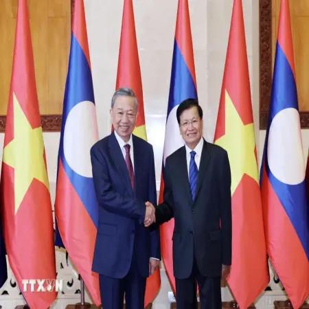 Phát huy mối quan hệ có một không hai Việt-Lào ngày càng bền vững và hiệu quả