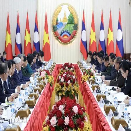 Chủ tịch nước: Việt Nam tiếp tục hỗ trợ Lào đảm nhiệm thành công Chủ tịch ASEAN
