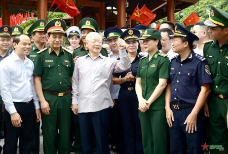 Tình cảm đặc biệt của Tổng Bí thư Nguyễn Phú Trọng với Bộ đội Cụ Hồ