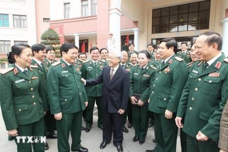 Tổng Bí thư Nguyễn Phú Trọng: Hoạt động công tác Đảng, công tác chính trị trong Quân đội thực sự là những mô hình, cách làm kiểu mẫu