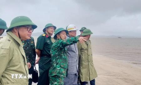 Ban Chỉ đạo quốc gia về phòng, chống thiên tai kiểm tra tại Quảng Ninh