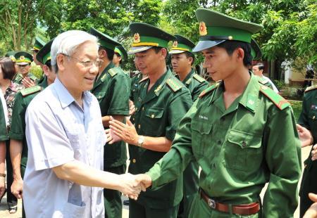 Tình cảm đặc biệt của cán bộ, chiến sĩ BĐBP đối với Tổng Bí thư Nguyễn Phú Trọng