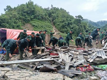 Điện Biên: Khẩn trương khắc phục hậu quả lũ quét tại xã Mường Pồn