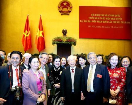 Tổng Bí thư Nguyễn Phú Trọng: Văn hóa là hồn cốt của dân tộc