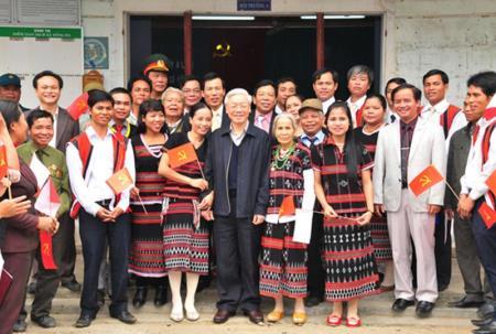Tình cảm của Tổng Bí thư Nguyễn Phú Trọng với đồng bào dân tộc thiểu số