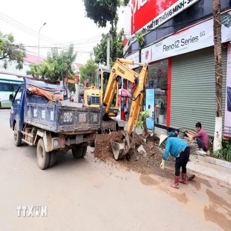 Thành phố Sơn La chủ động phòng chống ngập lụt do mưa lớn