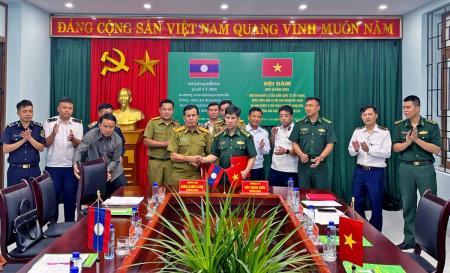 Hội đàm định kỳ về hợp tác quản lý, bảo vệ biên giới Việt Nam - Lào
