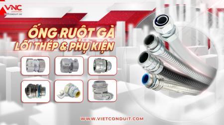 Ống ruột gà lõi thép Vietconduit: giải pháp linh hoạt cho hệ thống dẫn điện