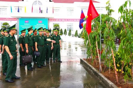 Sẵn sàng cho Chương trình Giao lưu Sĩ quan trẻ BĐBP Việt Nam - Sĩ quan trẻ Lục quân, Hiến binh Vương quốc Campuchia lần thứ 2, năm 2024