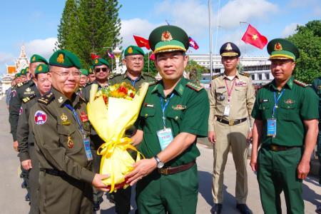 Bắt đầu các hoạt động trong Chương trình Giao lưu sĩ quan trẻ BĐBP Việt Nam và sĩ quan trẻ Lục quân, Hiến binh Campuchia lần thứ 2, năm 2024